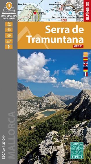 SERRA DE TRAMUNTANA GR 221 ( ESCALA 1:25.000) | 9788470111006 | EQUIPO TECNICO EDITORIAL ALPINA