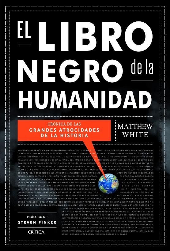 LIBRO NEGRO DE LA HUMANIDAD, EL | 9788498926422 | WHITE, MATTHEW 