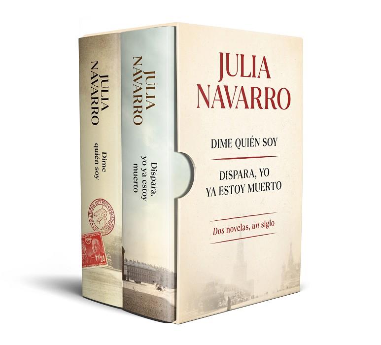 ESTUCHE JULIA NAVARRO.DIME QUIÉN SOY | DISPARA, YO YA ESTOY MUERTO | 9788466378529 | NAVARRO, JULIA