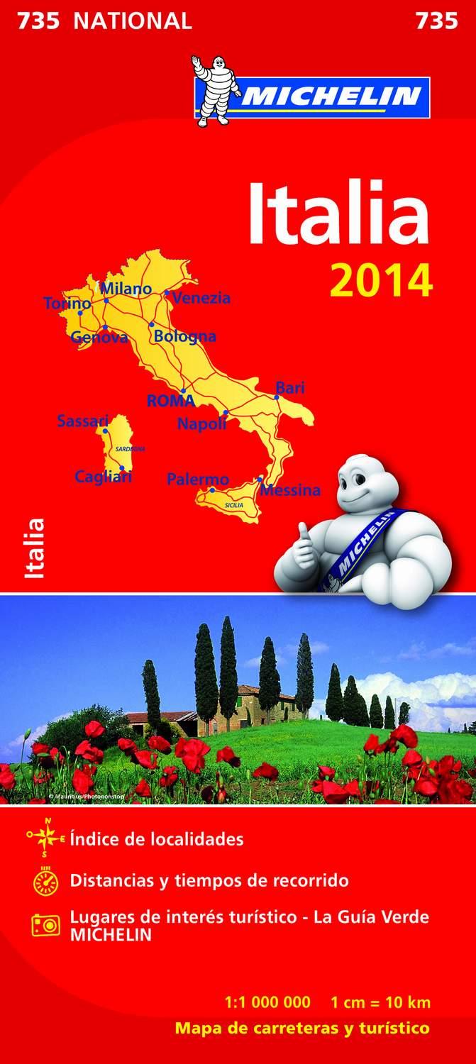 ITALIA MAPA NATIONAL 2014 | 9782067191532 | VARIOS AUTORES