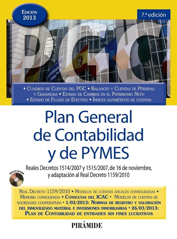 PLAN GENERAL DE CONTABILIDAD Y DE PYMES | 9788436829259 | EDICIONES PIRÁMIDE