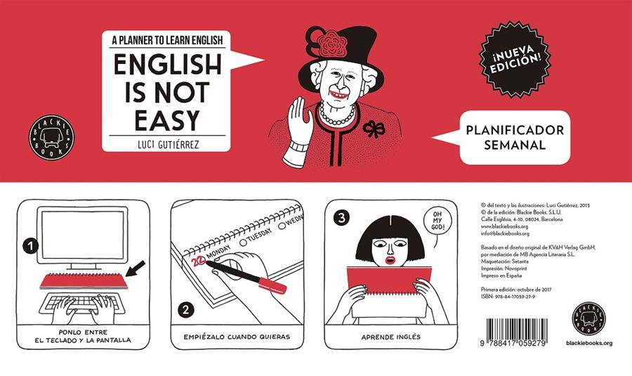 ENGLISH IS NOT EASY - PLANIFICADOR (NUEVA EDICIÓN) | 9788417059279 | GUTIÉRREZ, LUCI