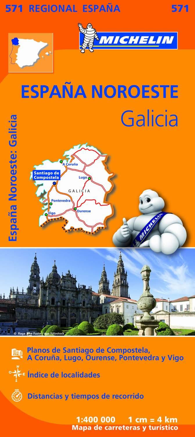 GALICIA-MAPA REGIONAL 571 | 9782067184107 | VARIOS AUTORES