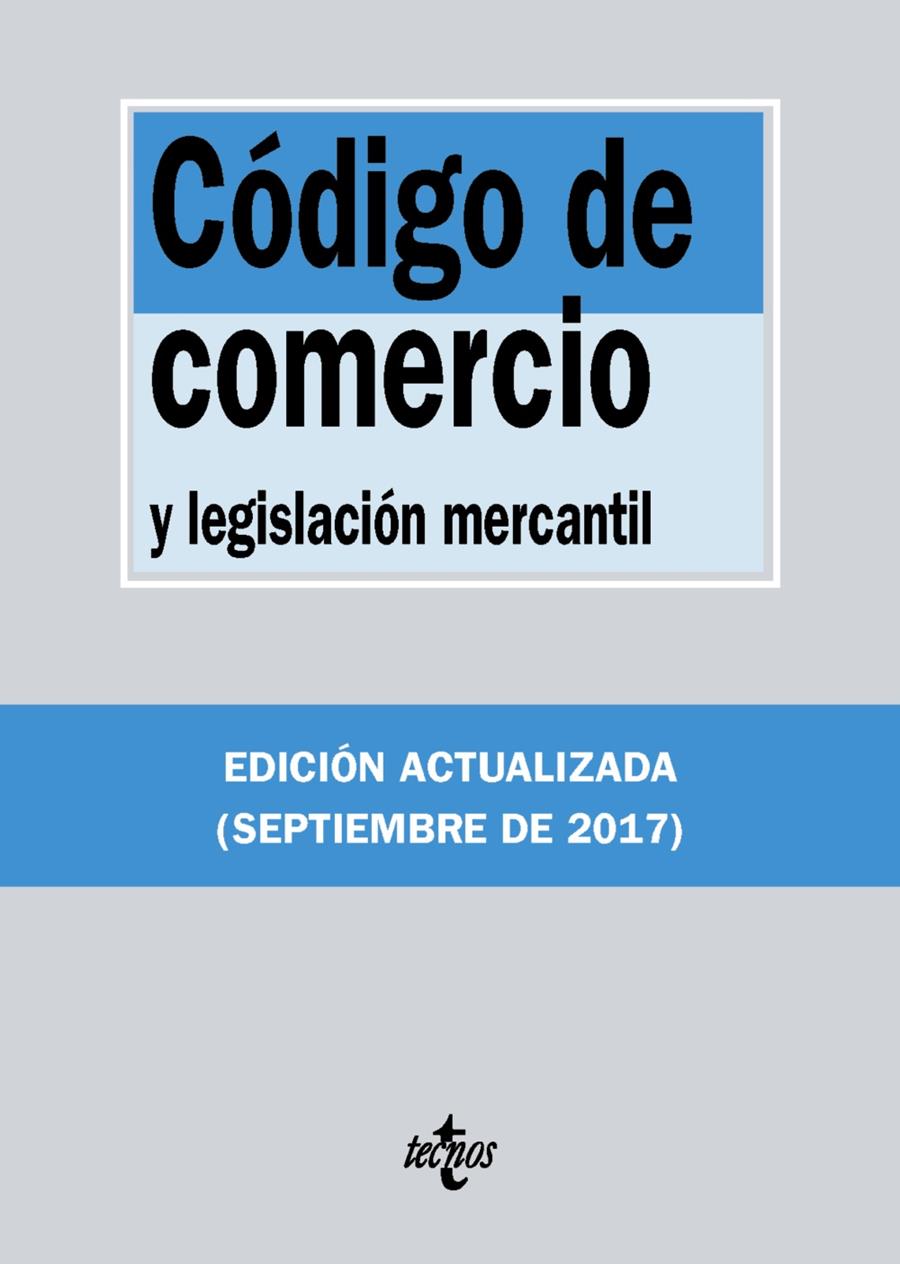 CÓDIGO DE COMERCIO | 9788430971800 | EDITORIAL TECNOS