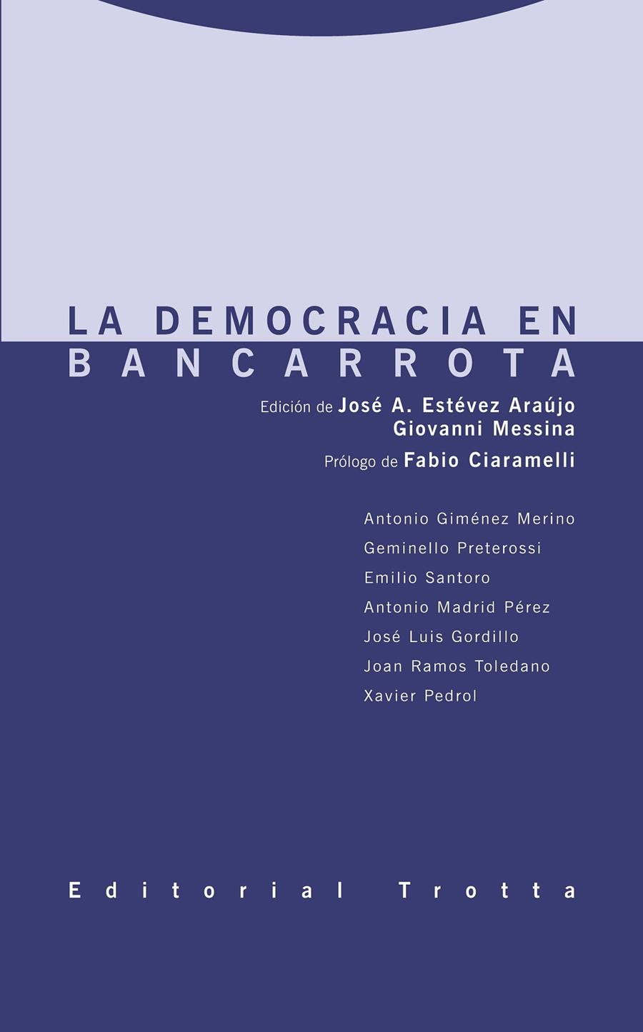 DEMOCRACIA EN BANCARROTA, LA | 9788498796018 | A.A.V.V.