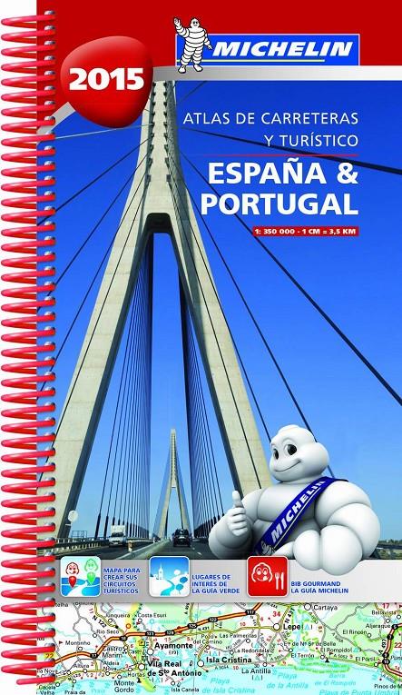 ESPAÑA & PORTUGAL 2015 ATLAS TURISTICO | 9782067200050 | VARIOS AUTORES