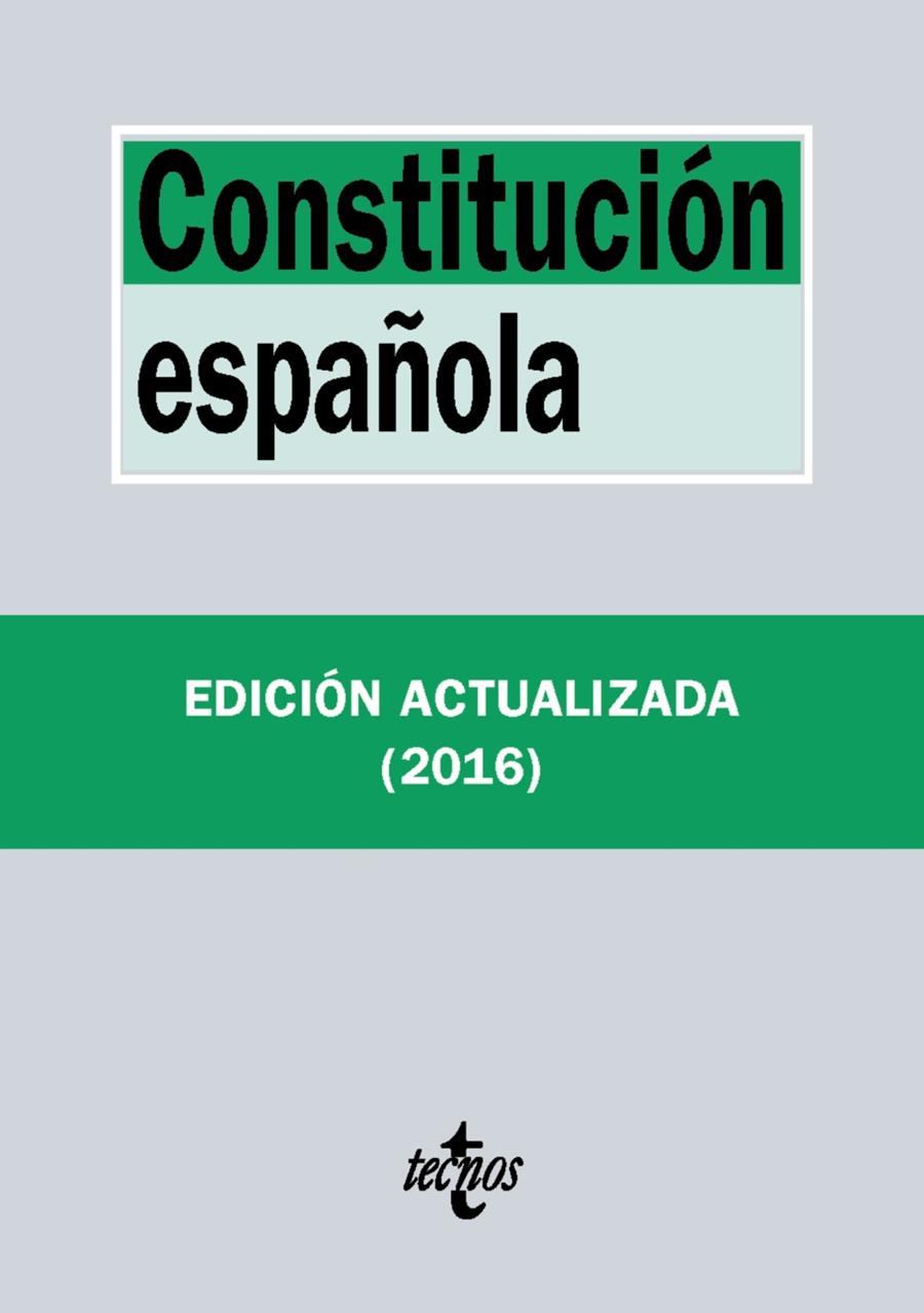 CONSTITUCIÓN ESPAÑOLA | 9788430969432 | EDITORIAL TECNOS