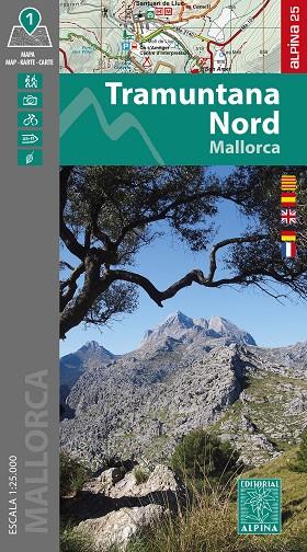 TRAMUNTANA NORD MALLORCA (1:25.000) | 9788470111013 | EQUIPO TECNICO EDITORIAL ALPINA