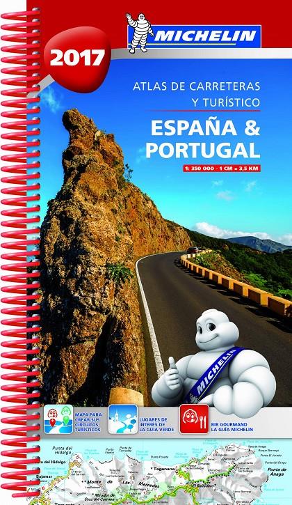 2017-ATLAS DE CARRETERAS Y TURÍSTICO ESPAÑA & PORTUGAL  | 9782067217690 | VARIOS AUTORES