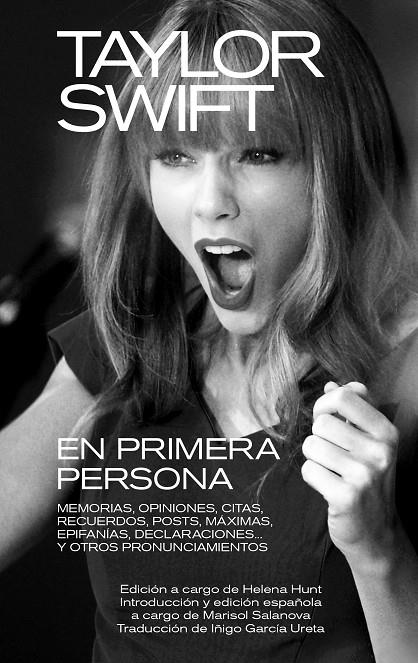 TAYLOR SWIFT: EN PRIMERA PERSONA. MEMORIAS, OPINIONES, CITAS, RECUERDOS, POSTS, | 9788418404603