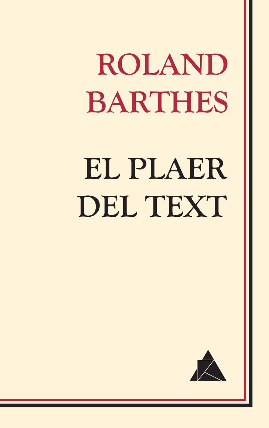 PLAER DEL TEXT, EL | 9788417743086 | BARTHES, ROLAND