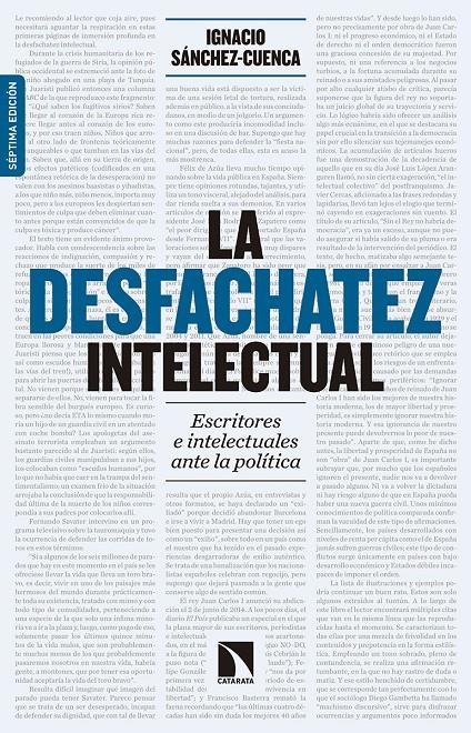 DESFACHATEZ INTELECTUAL, LA | 9788490972595 | SÁNCHEZ-CUENCA RODRÍGUEZ, IGNACIO