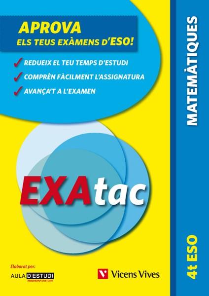 EXATAC 4 MATEMATIQUES | 9788468211442 | AULA D'ESTUDI, ASSESSORIA D'ESTUDIS S.L