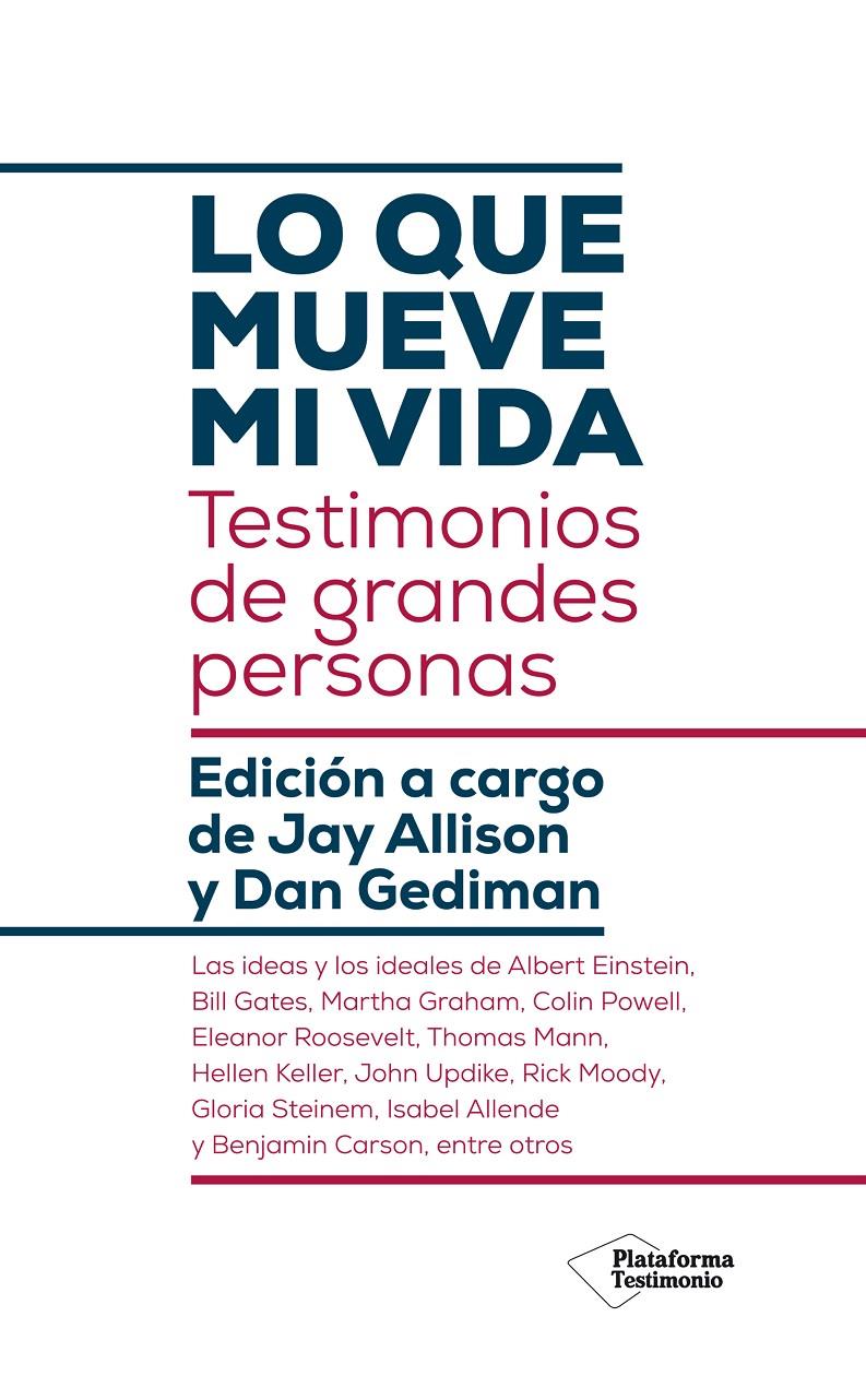 LO QUE MUEVE MI VIDA | 9788417886578 | ALLISON-GEDIMAN