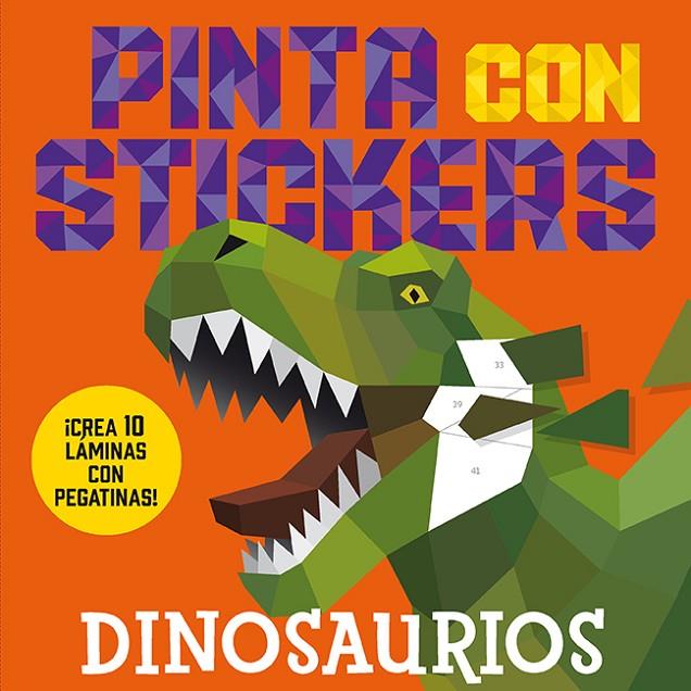 PINTA CON STICKERS. DINOSAURIOS | 9788418395932