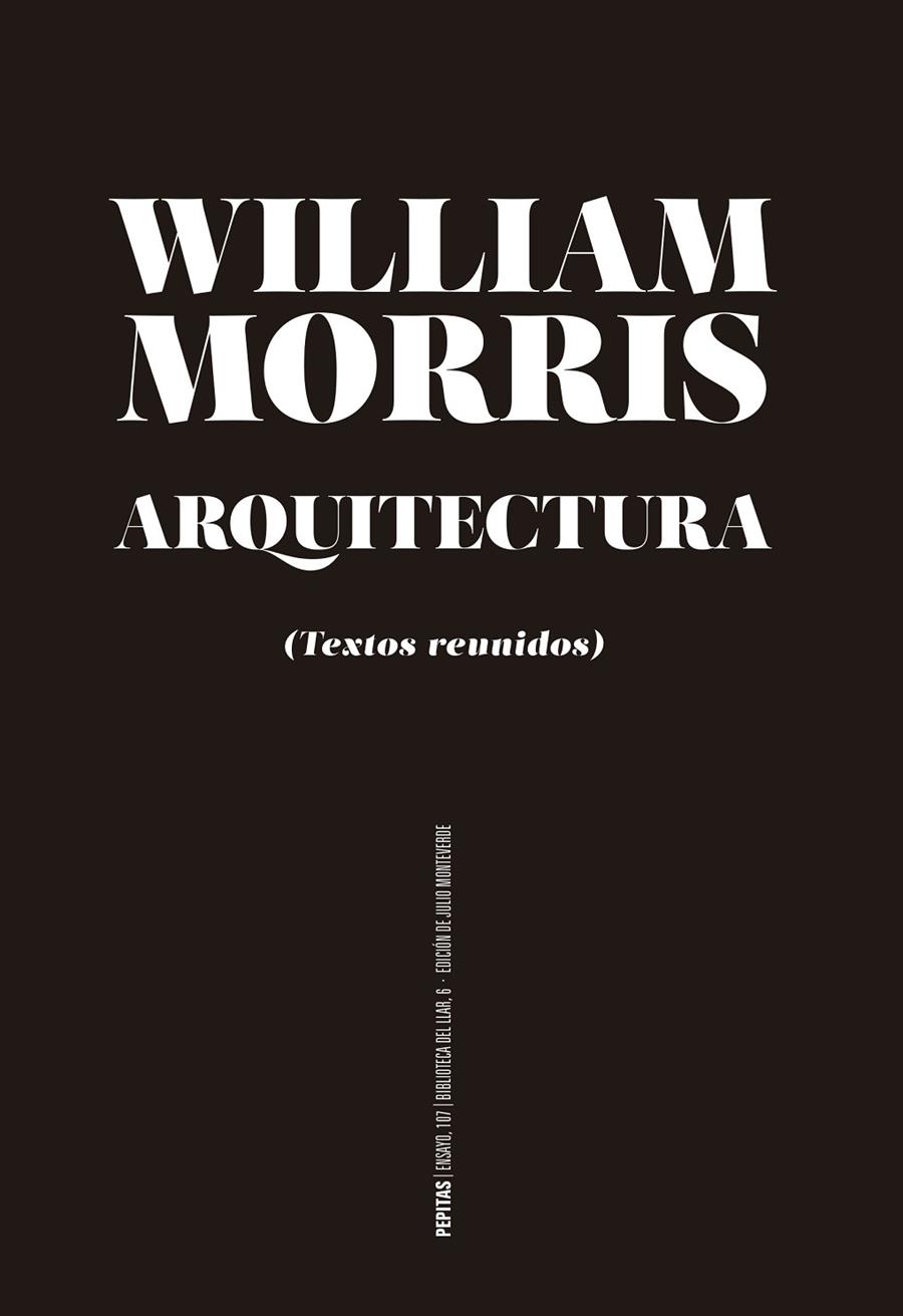 ARQUITECTURA | 9788418998287 | MORRIS, WILLIAM