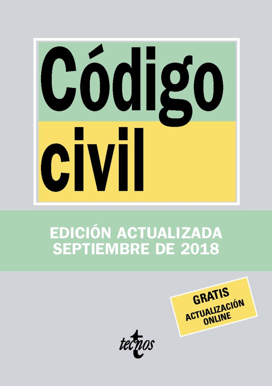 CÓDIGO CIVIL 2018 | 9788430975044 | EDITORIAL TECNOS