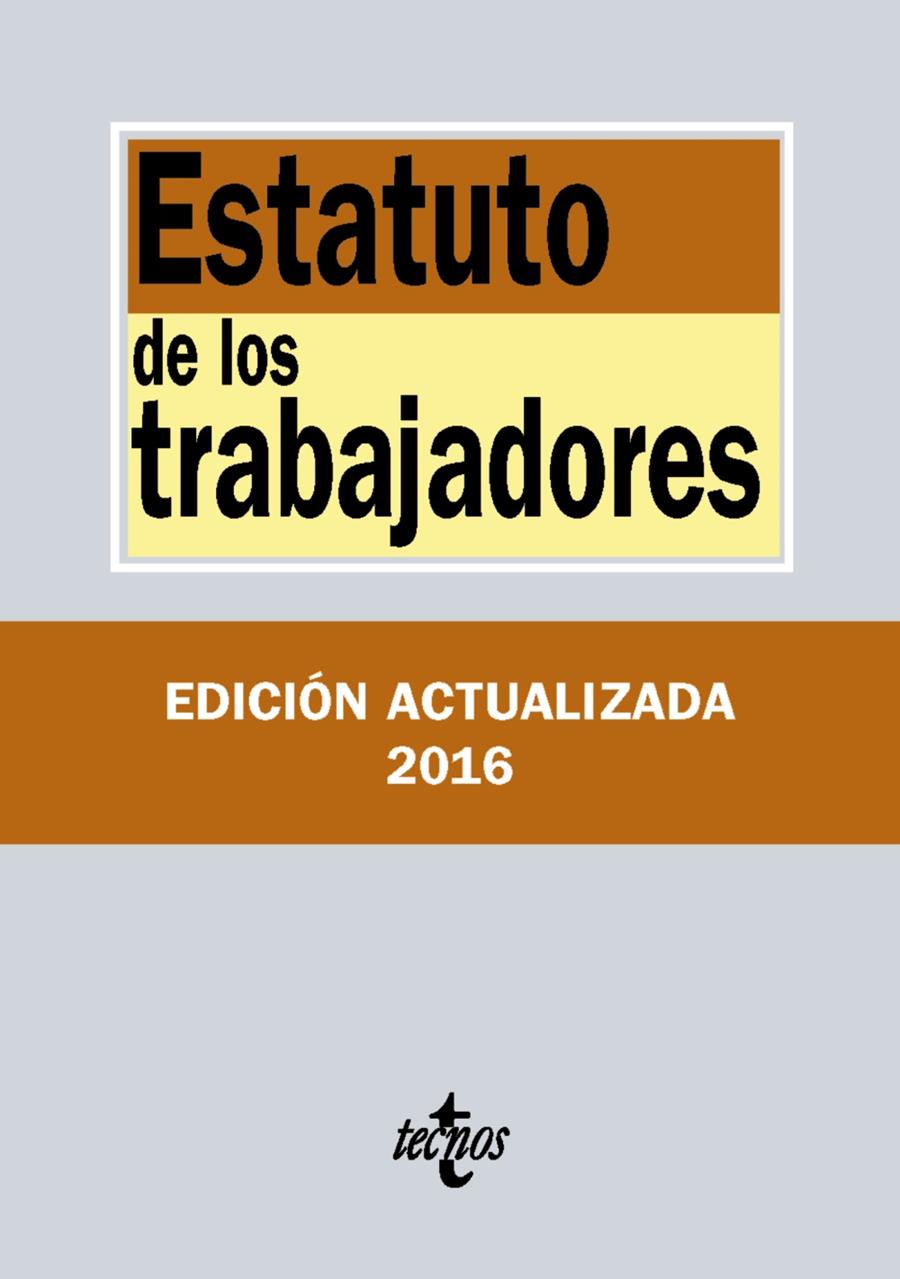 ESTATUTO DE LOS TRABAJADORES | 9788430970131 | EDITORIAL TECNOS