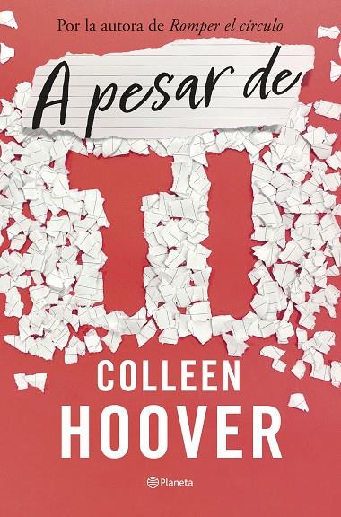 A PESAR DE TI (REGRETTING YOU) | 9788408263463 | HOOVER, COLLEEN